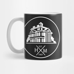 WHITE Haunted Mansion Logo Mug